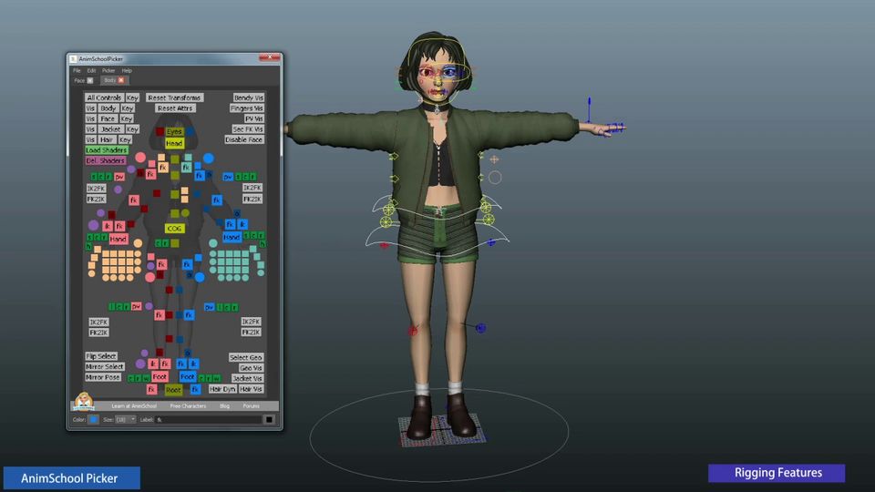 3d character rigging software free